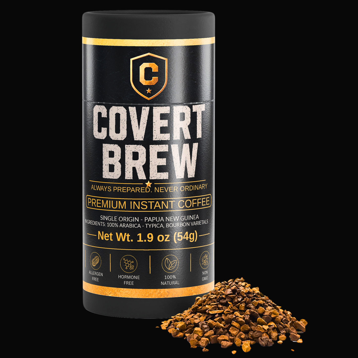 Covert Brew Premium Instant Coffee — Dark Roast